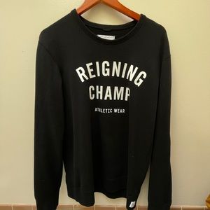 Reigning Champ Logo crewneck